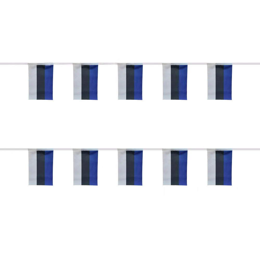 EOODLOVE 14×21cm Estonia Flag Polyester Flag Small Estonia Flag for Holiday Parties Indoor and Outdoor Use