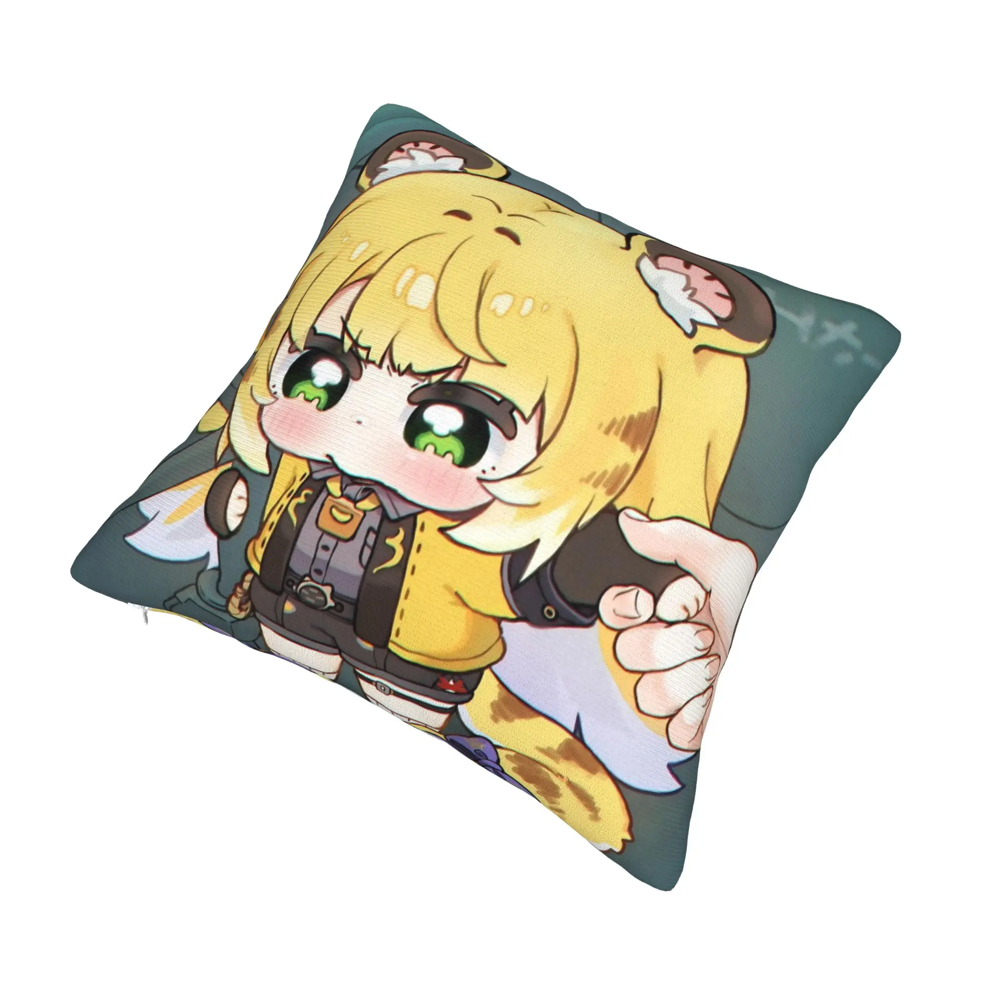 Decorative Pillow Cover Trickcal C-Chibi Go Games Stuff Home  Pillow Case Cover Zippered Multi-Size