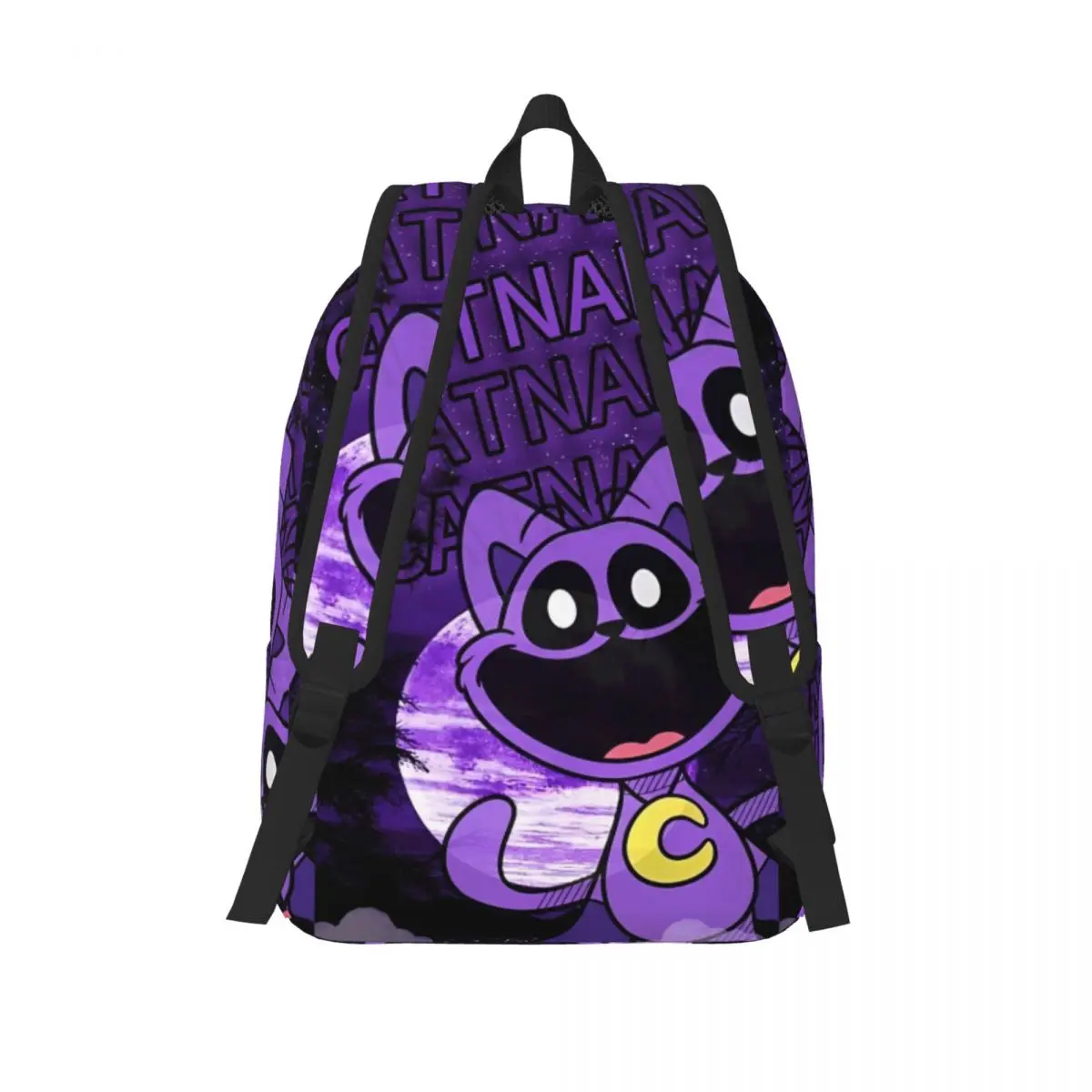 Catnap sonhando cristas mochila para menino menina crianças estudante escola bookbag lona daypack jardim de infância saco primário leve