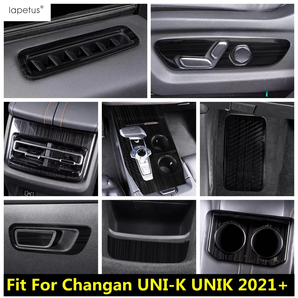 

Rear Air AC Outlet / Water Cup / Headlamp / Gear Shift / Window Lift Cover Trim Accessories For Changan UNI-K UNIK 2021 - 2024