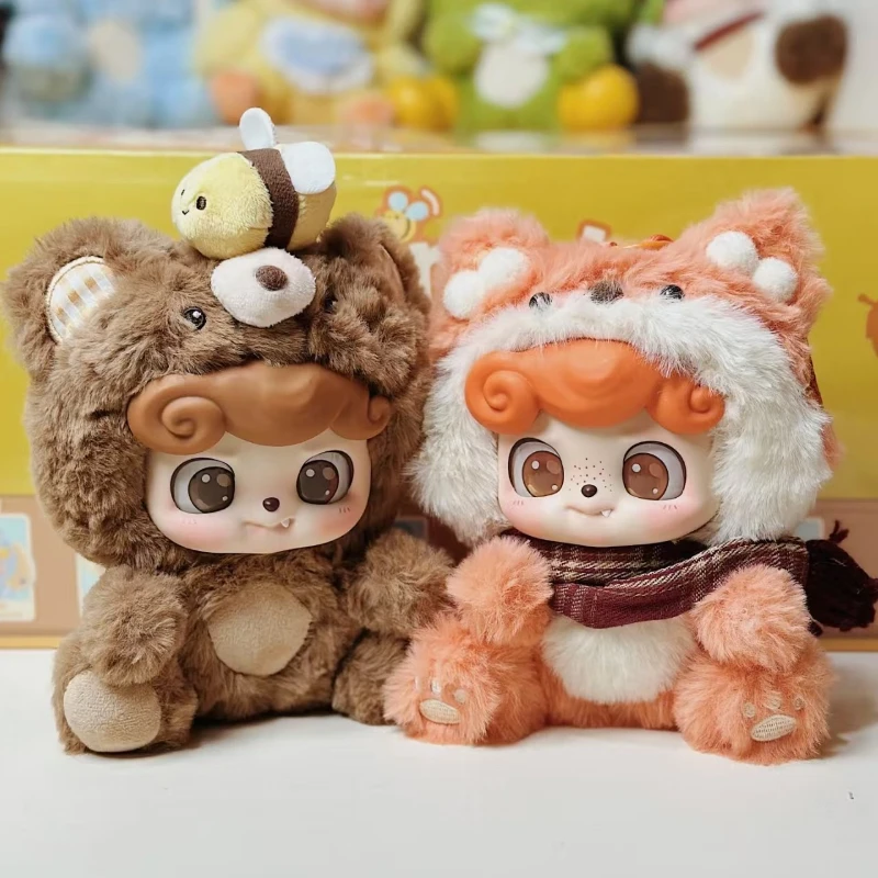 Véritable Q trésor animaux maternelle boîte aveugle table ornement poupées poupée modèle boîte Surprise périphériques vacances cadeau jouet
