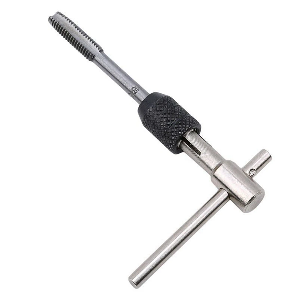 Juego de brocas de rosca tipo T hine, herramienta de mano con llave, rosca de tornillo, enchufe métrico, M3, M4, M5, M6, M8, 6 uds.