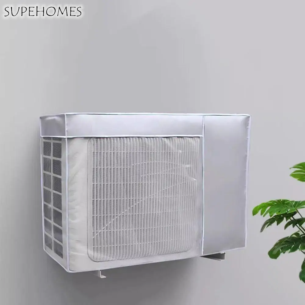 

Oxford Cloth Outdoor Air Conditioning Cover Silver Coated Sun Protection Air Conditioner Sunscreen Cover Rainproof Waterproof