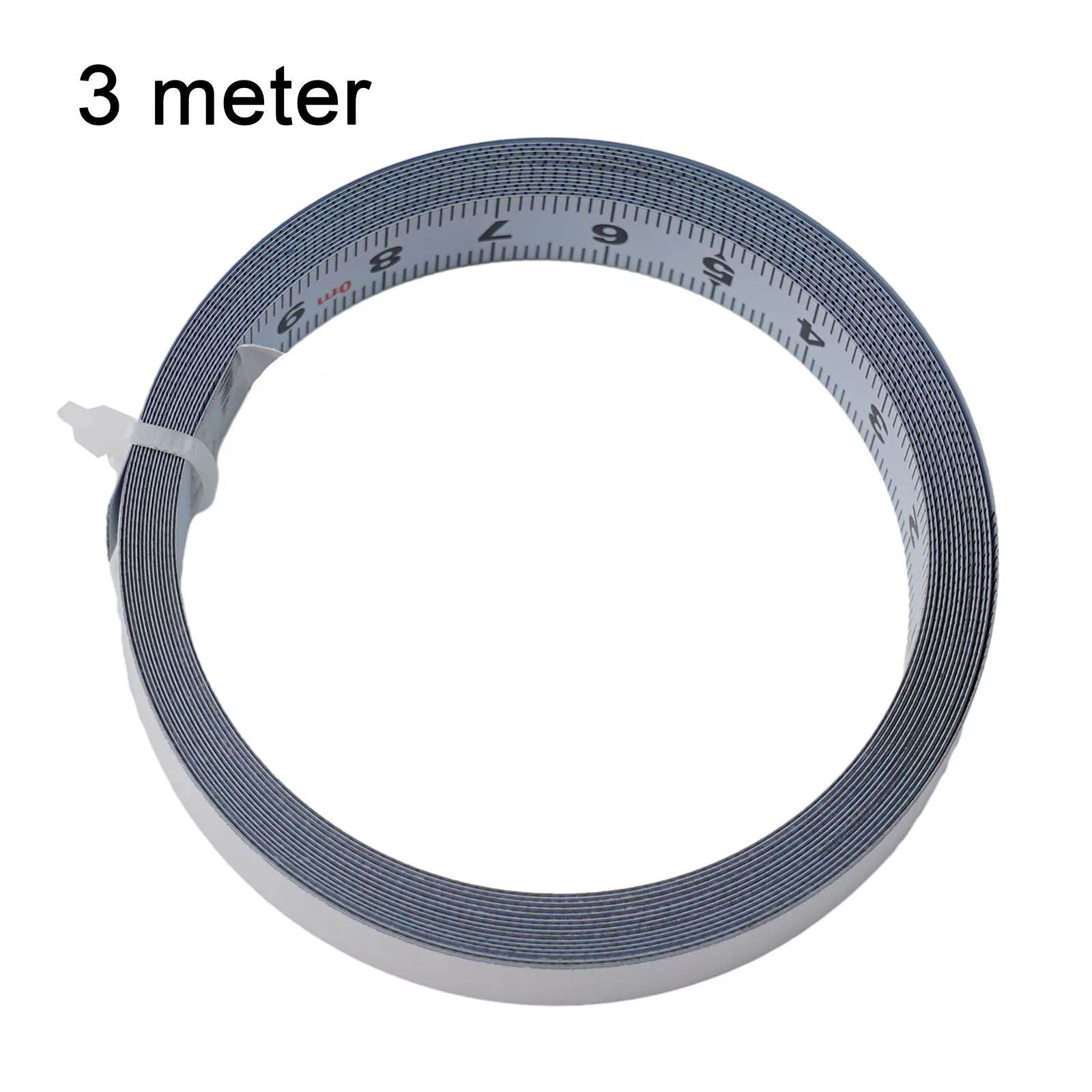 Regla de cinta métrica para carpintería, herramienta de medición de 1 piezas, escala métrica de repuesto, color blanco, 1/2/3/5M, nuevo