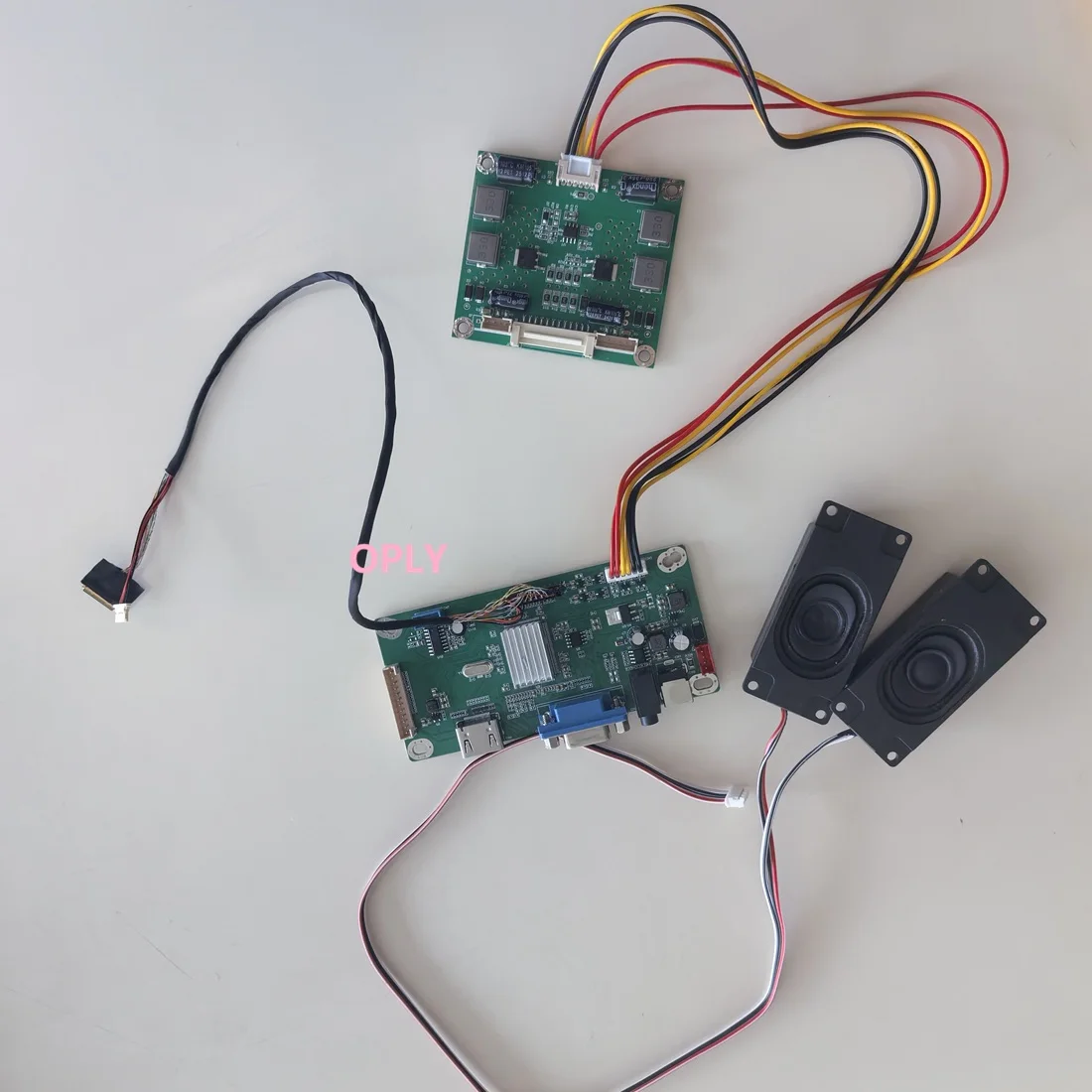 EDP Controller Board with Speaker for iMAC 27' LM270WQ1-SDF1/SDF2 LM270WQ1-SDE3 2560*1440 LED HDMI-compatible VGA Screen Panel