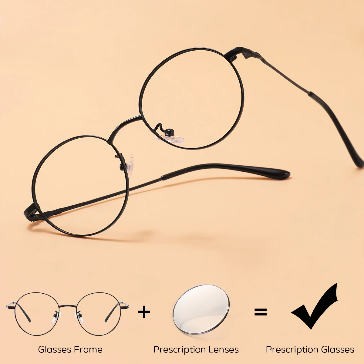 

Новые женские винтажные металлические круглые очки по рецепту, маленькие унисекс, ретро, ультра легкие компьютерные прогрессивные поляризационные очки для чтения