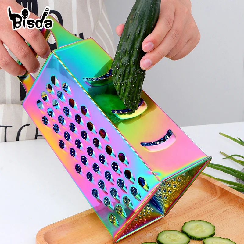 1Pcs Multi-functional Vegetable Cutter Gold Potato Slicer Carrot Fruits Grater Kitchen Tool Fruit Cutter