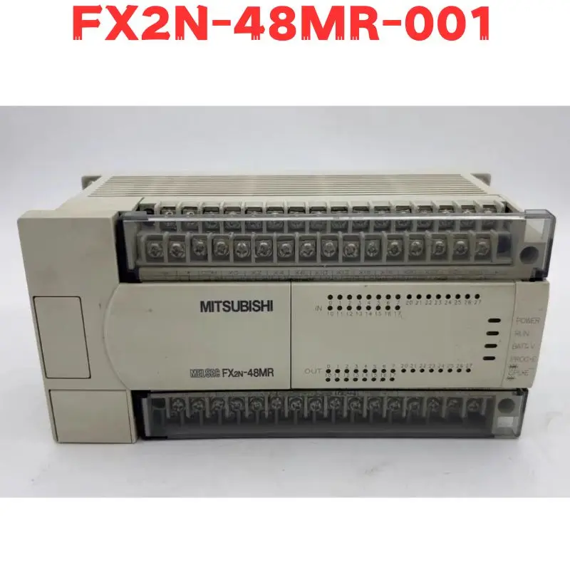 

Second-hand FX2N-48MR-001 FX2N 48MR 001 PLC Tested OK