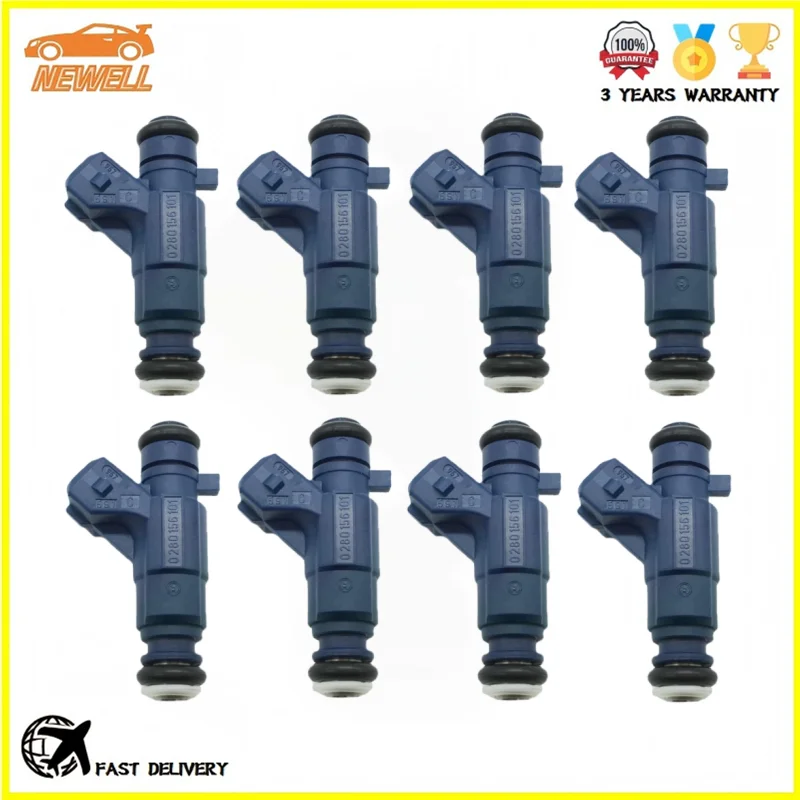

8pcs 0280156101 Fuel Injector For Porsche Cayenne 4.5L V8 4511CC 2003-2005