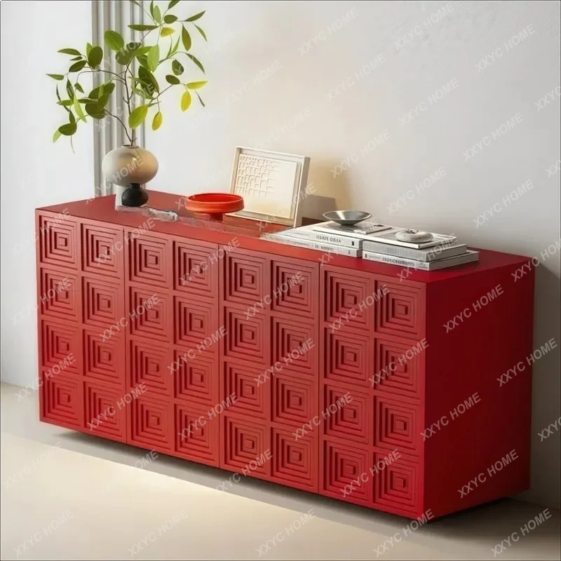 XX Modern Simple Painted Sideboard Buffet Cabinet For Living Room Dining Room Storage Display Tea Cabinet