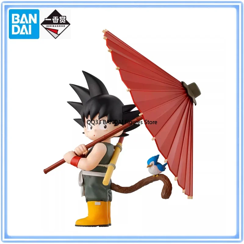 

Bandai Ichiban Kuji Dragon Ball Fantastic Adventure Last One Son Goku Open An Umbrella Anime Action Figures Model Collectibles