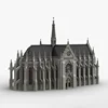 17992pcs Saint Remigius 모델 빌딩 블록 대성당 - 중세 교회 키트 어린이 및 성인을위한 세부 고딕 건축 4