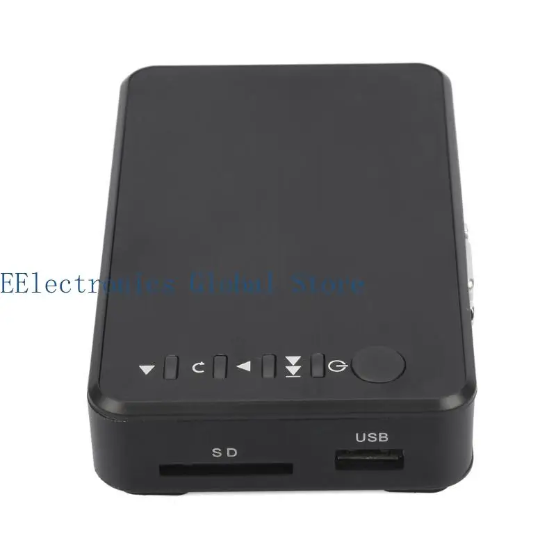 

462B Мини-медиаплеер высокой четкости 1080P USB Внешний жесткий диск для VGA AV-выхода
