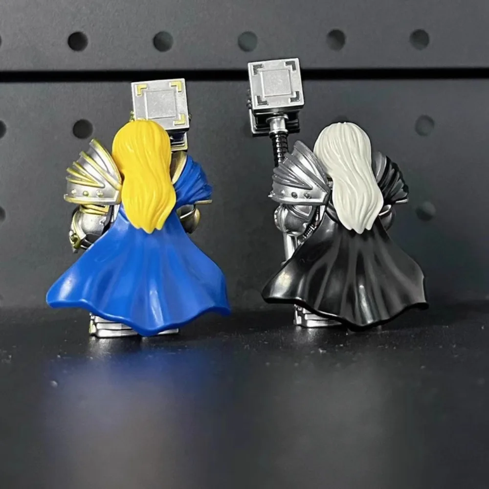 Mundo de warcraft jogo lich rei arthas menethil figura de ação pripheral blocos de construção modelo coleção artesanato presente brinquedos crianças