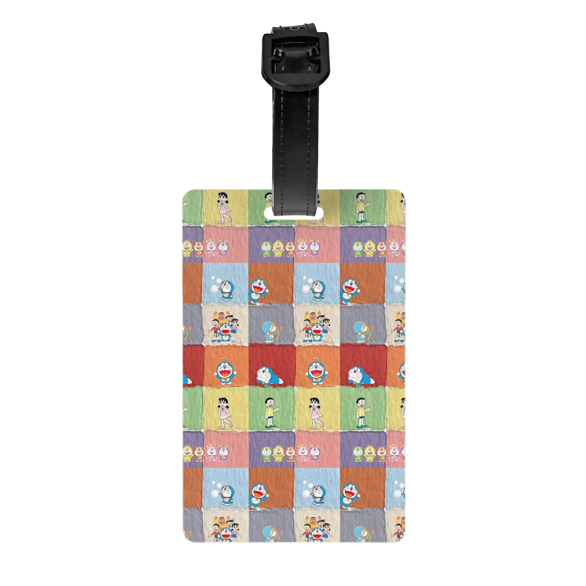 

Custom D-Doraemons Cartoon Luggage Tag Custom Baggage Tags Privacy Cover ID Label
