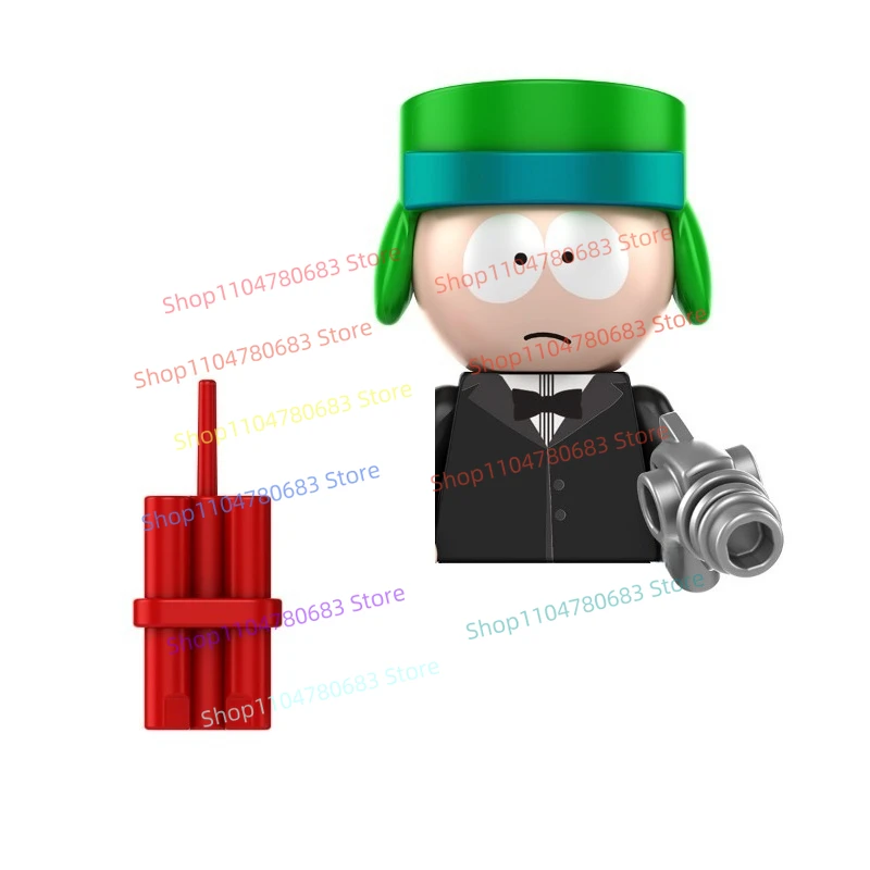 MOC Neue Baustein Puppe Mini Puppe Southern Cartoon Animation Spiel Spielzeug Geschenk Ornamente Sammlung