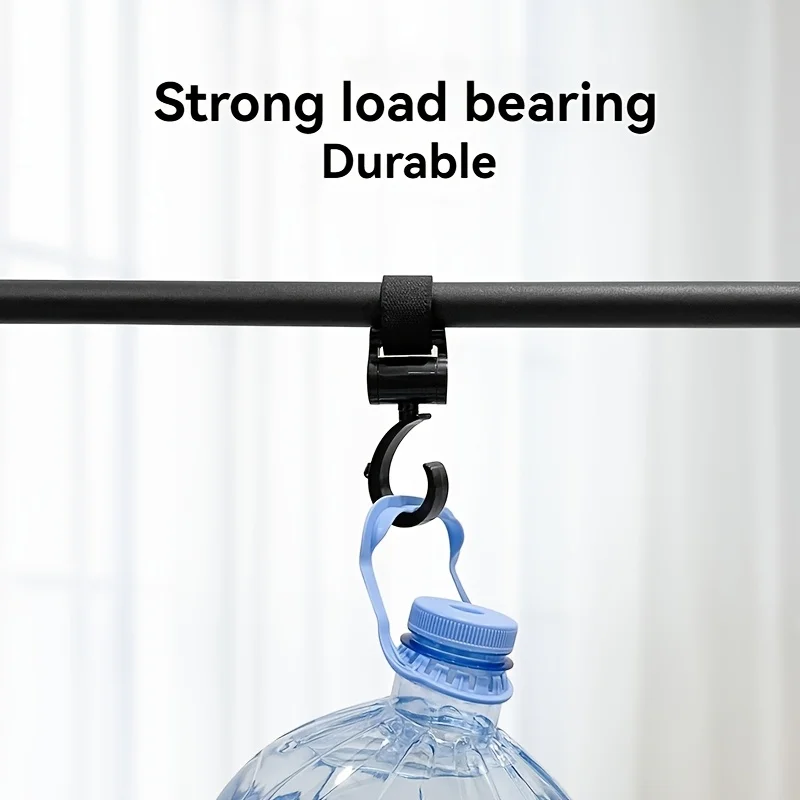 360° Rotate Multi‑Functional Baby Stroller Hook Trolley Hook Crib Hook Heavy‑Duty Hanger for Mommy Bag Baby Carriage Accessory