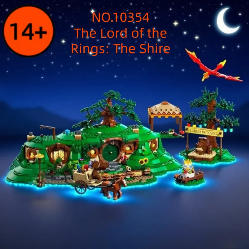 

2017Pcs The Shire Model Building Block Set Creative Expert Streetview Architecture Bricks Toy Birthday Christmas Gifts