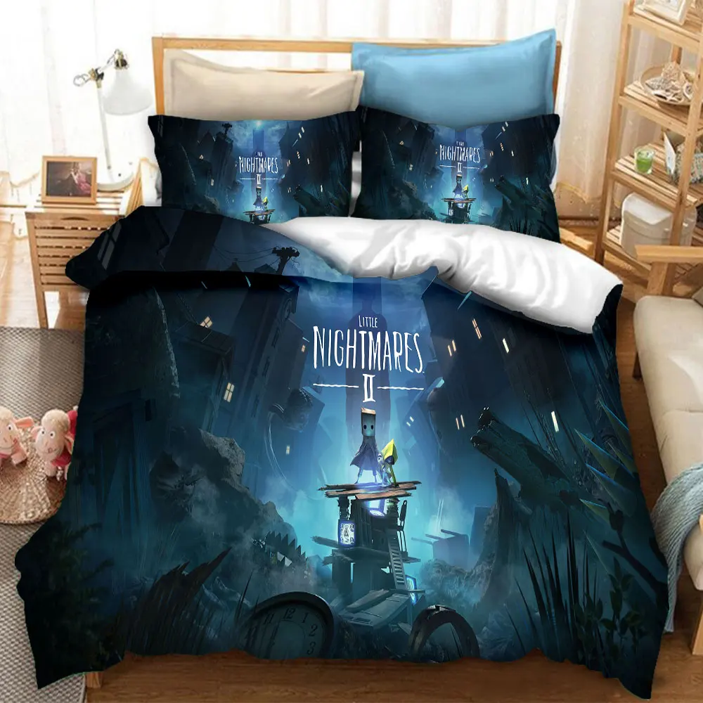 Little Nightmares 3D Printed Bedding Set Duvet Covers & Pillow Cases Comforter Quilt Cover (US/EU/AU Sizes)  k01