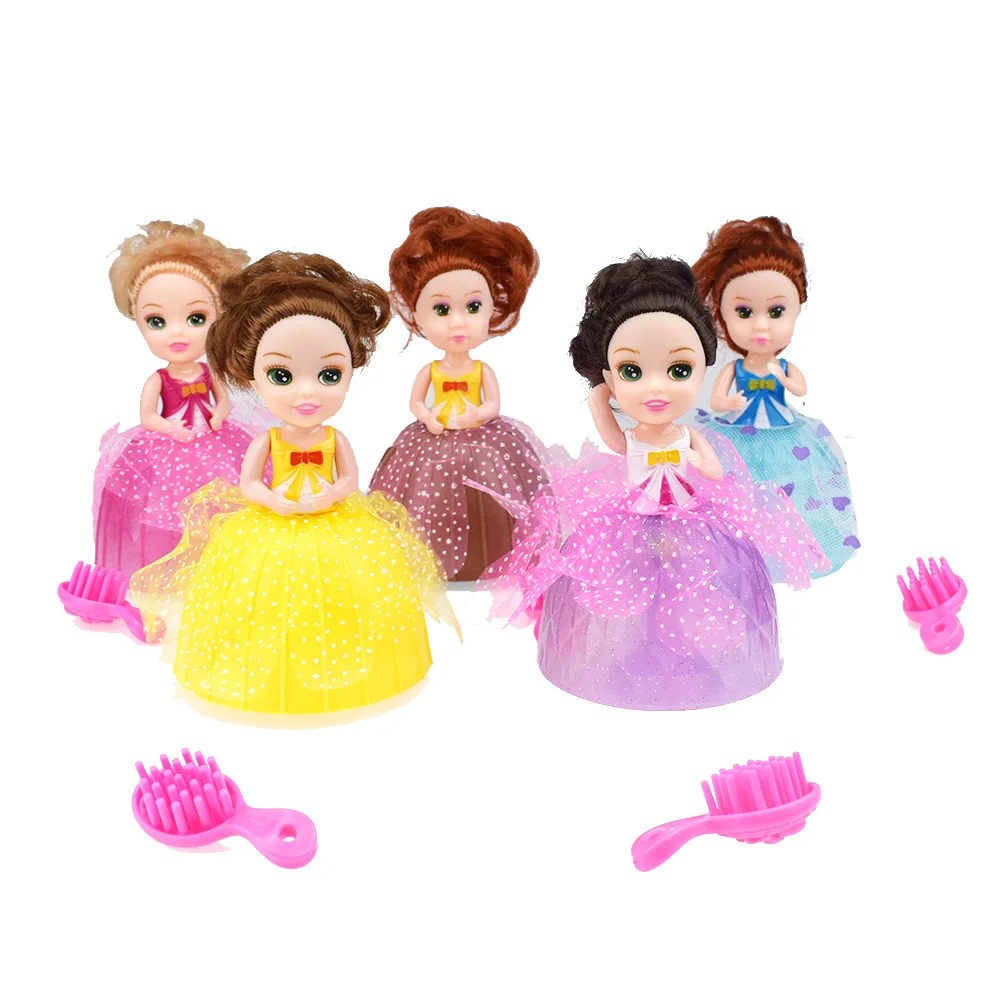 

Kids Girls Princess Dolls With Scented Goblets Princess Ice Cream Cups Deformation Girls Wearing Skirts Toys Play House Toys