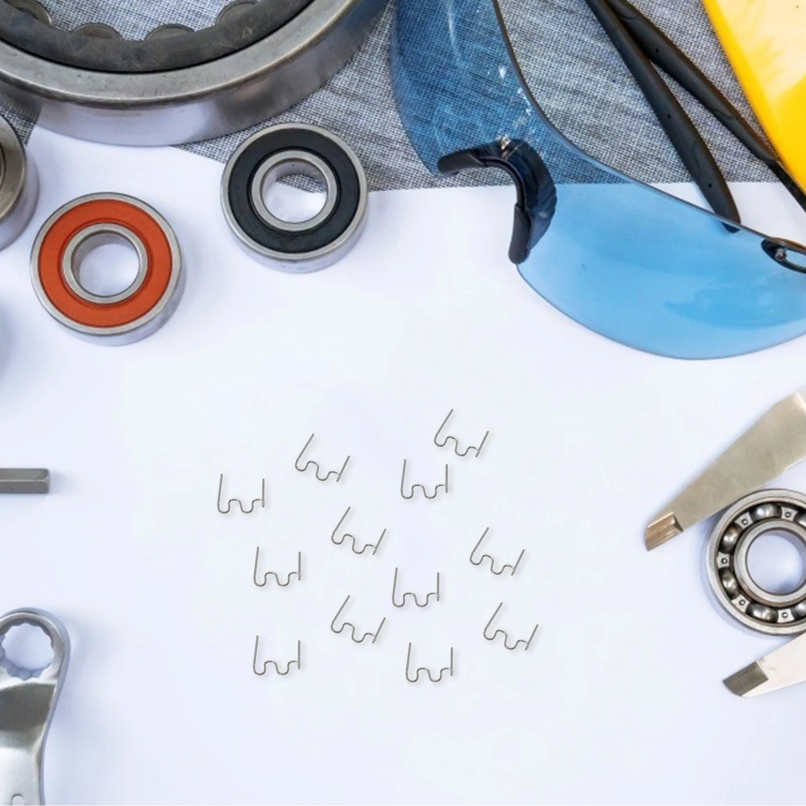 

1000Pcs Hot Staples Plastic Welding Rods Bumper Repair Dashboard Lamp Holder Plastic Rings Car Repair Welding Supplies