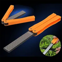 1PCS Outdoor Sharpening Whetstone Double Sided Folded Pocket Sharpener Portable Double Sided Diamond Sharpening Stone