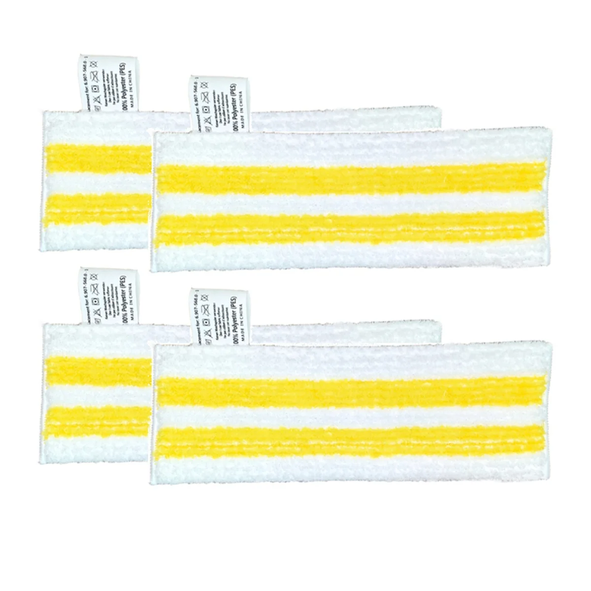 4 Pack Microfibre Floor Cloth Set Sanding Floor Cloth Set for Karcher Easyfix Sc2 Sc3 Sc4 Sc5 Floor Nozzle