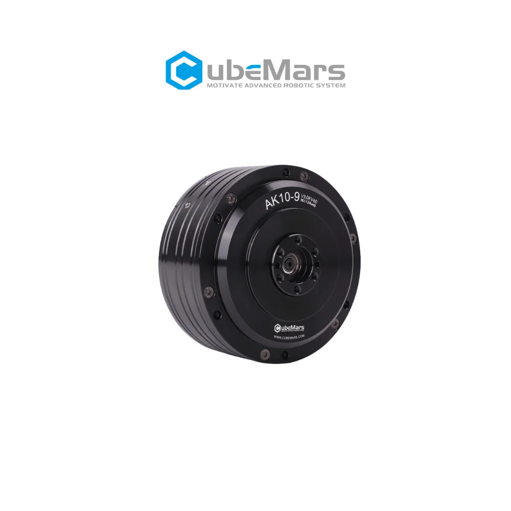 CubeMars AK10-9 V3.0 محرك روبوت 235 دورة في الدقيقة المحرك عزم الدوران 53nm فرش السيارات لأبحاث الذراع الروبوتية المشتركة