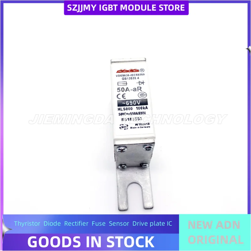 Fusibile R5183553 50A AR Hls00 690V-600V 120KA R5183520 R5183526 R5183553 R5183453 R5183820 r5183826fusibile R5183553 50A AR Hls00