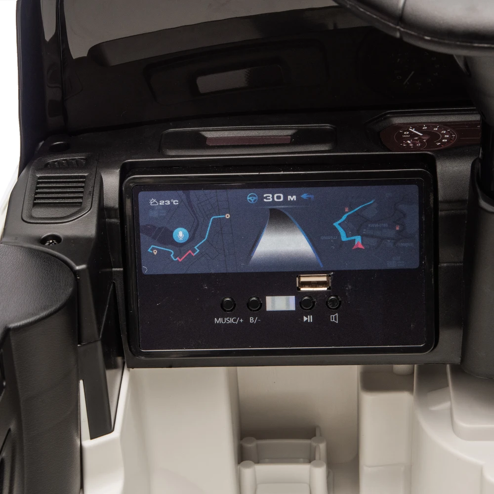 รถบรรทุกเด็กเล่น Dodge RAM 3500 12V ของแท้ พร้อมรีโมทคอนโทรล ระบบกันสะเทือนหลัง ไฟหน้า LED พร้อมเพลงในตัวและบลูทูธ