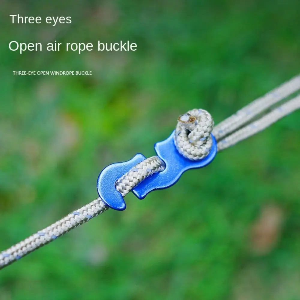 

10pcs Adjustable Camping Tent Cord Buckle Wind Rope Buckle Fixing Buckle Tent Rope Buckles No Deformation S Type