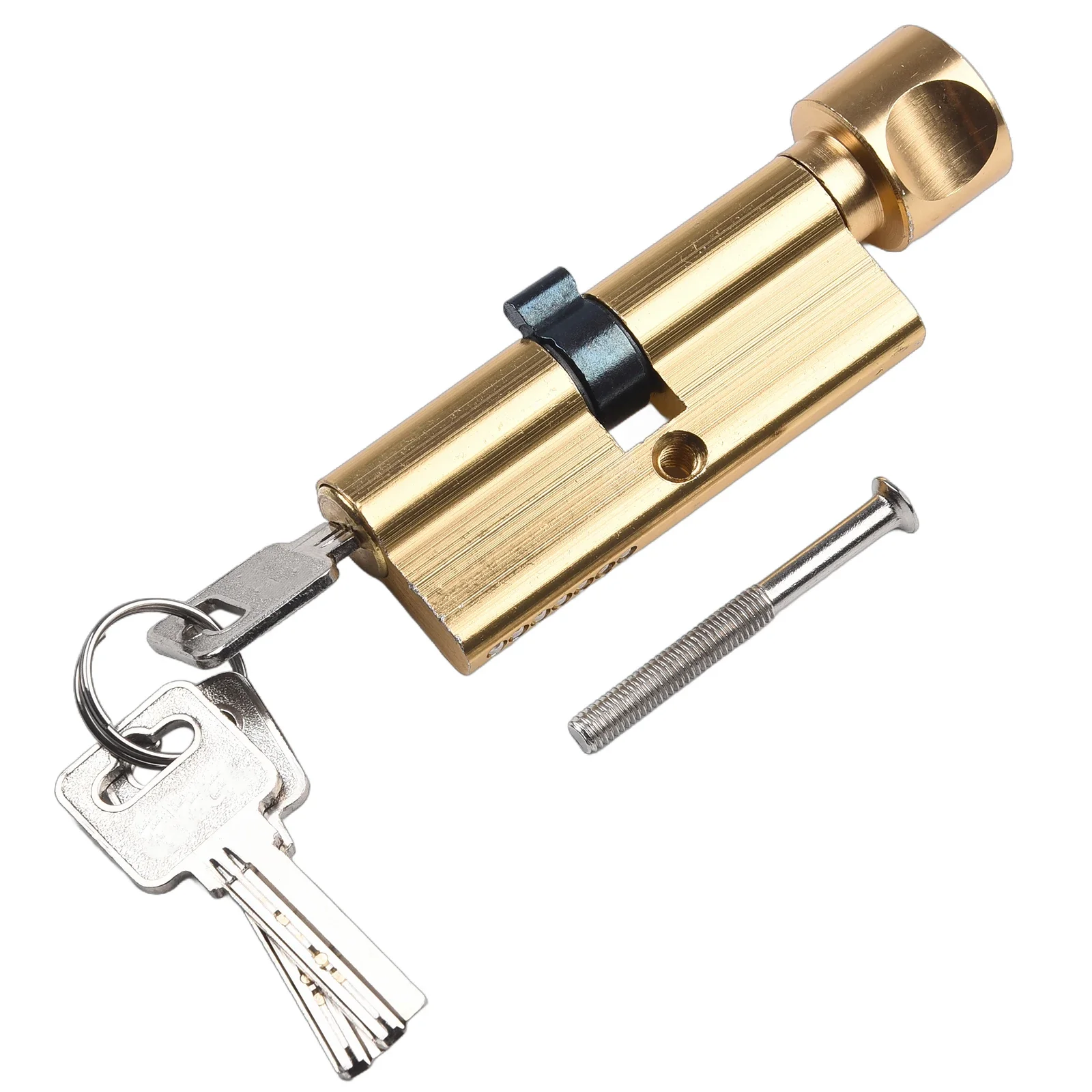 70mm Aluminum Lock Cylinder Anti-Theft Door Lock Core With 3 Keys  Security Interior Bedroom Handle Lock Core Hardware