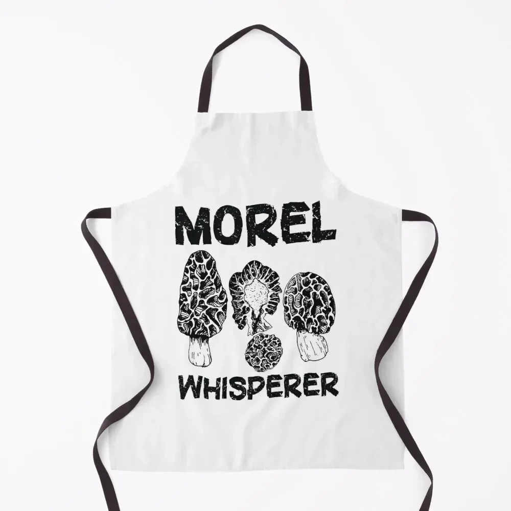 

Morel Whisperer mushroom gifts,Morel Mushroom Gifts Apron cook wear christmas For Cosmetologist Men gift Apron