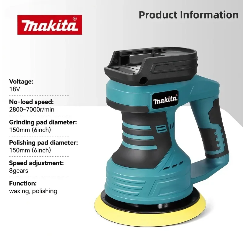 makita-8-gears-cordless-adjustable-electric-car-polisher-auto-waxing-sealing-glaze-tool-rechargeable-polisher-power-tools