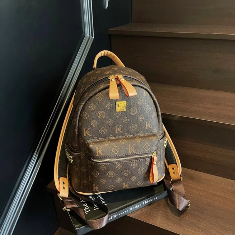 

Korean Style Women's Backpack Stylish Letter Print Pendant, Large Capacity for Work & Daily Commute, Trendy Bag for Fashionable