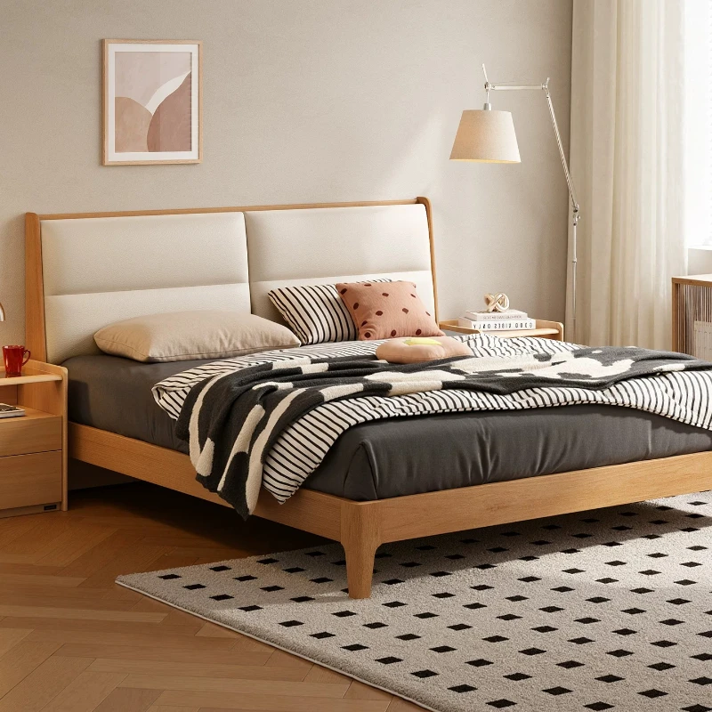 Double Bedroom Bed Modern Single European Simple Girls Headboards Luxury Bed Queen Design Letto Matrimoniale Unique Furniture