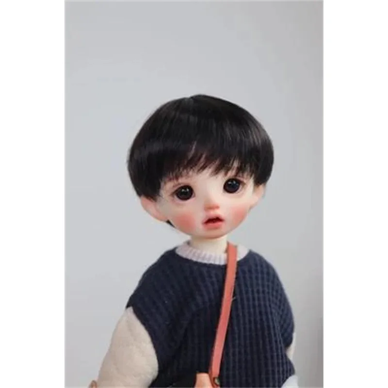 

BJD wig Milk silk short hair multi-colored for 1/3,1/4,1/6, small cloth BJD doll