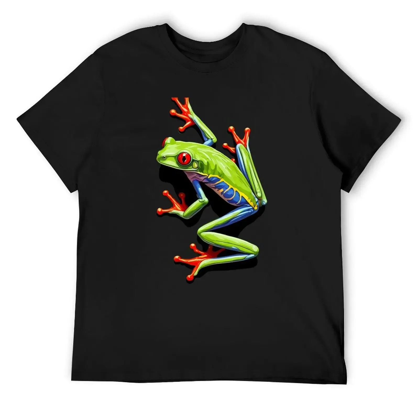 

Red eyed tree frog T-Shirt oversized graphic tee shirts graphic tees mens tall t shirts