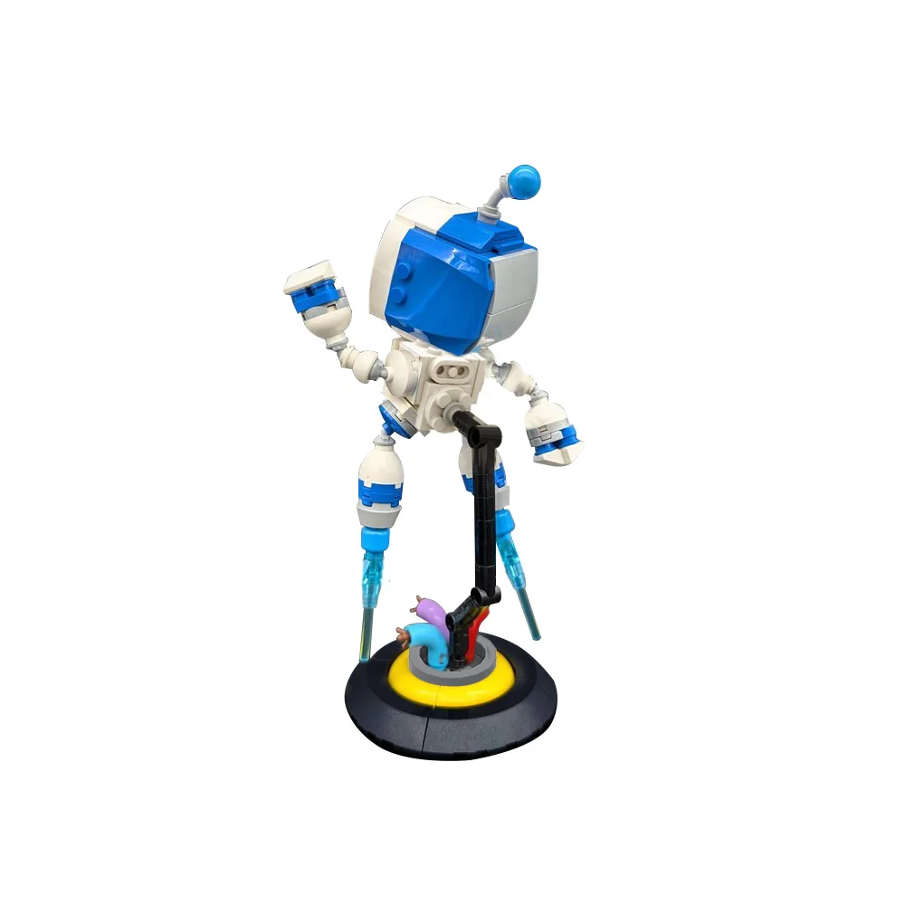 MOC Astro Robot Building Blocks หุ่นยนต์เทคโนโลยี Astro Bot อิฐ DIY สร้างสรรค์การศึกษาเด็กคริสต์มาสของขวัญ