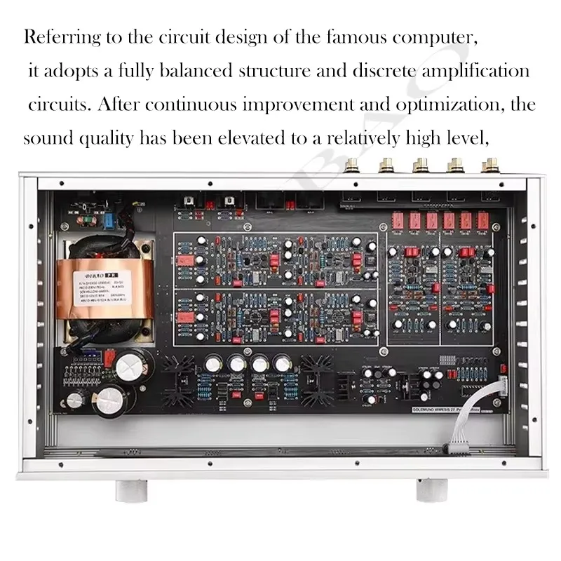 AM9 Fully Balanced Class A Preamplifier Remote Control HIFI amp Reference Circuit Swiss Goldmund preamp Maximum distort 0.005%