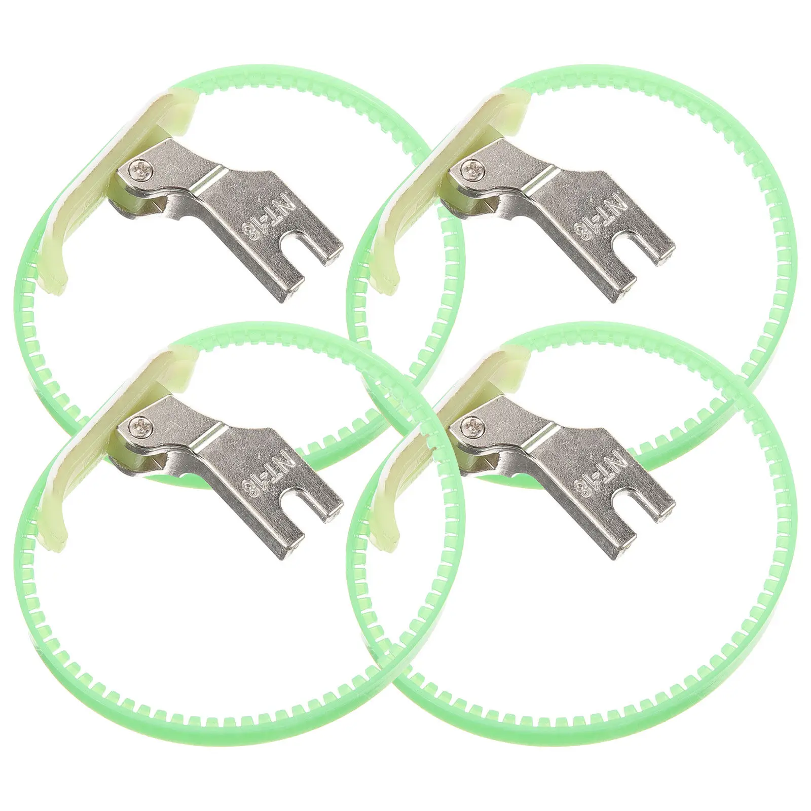 

4Pcs Steel Sewing Machine Presser Feet Wear-Resistant Replaceable for Hidden Zipper Quilting Patchwork Stitching Supplies
