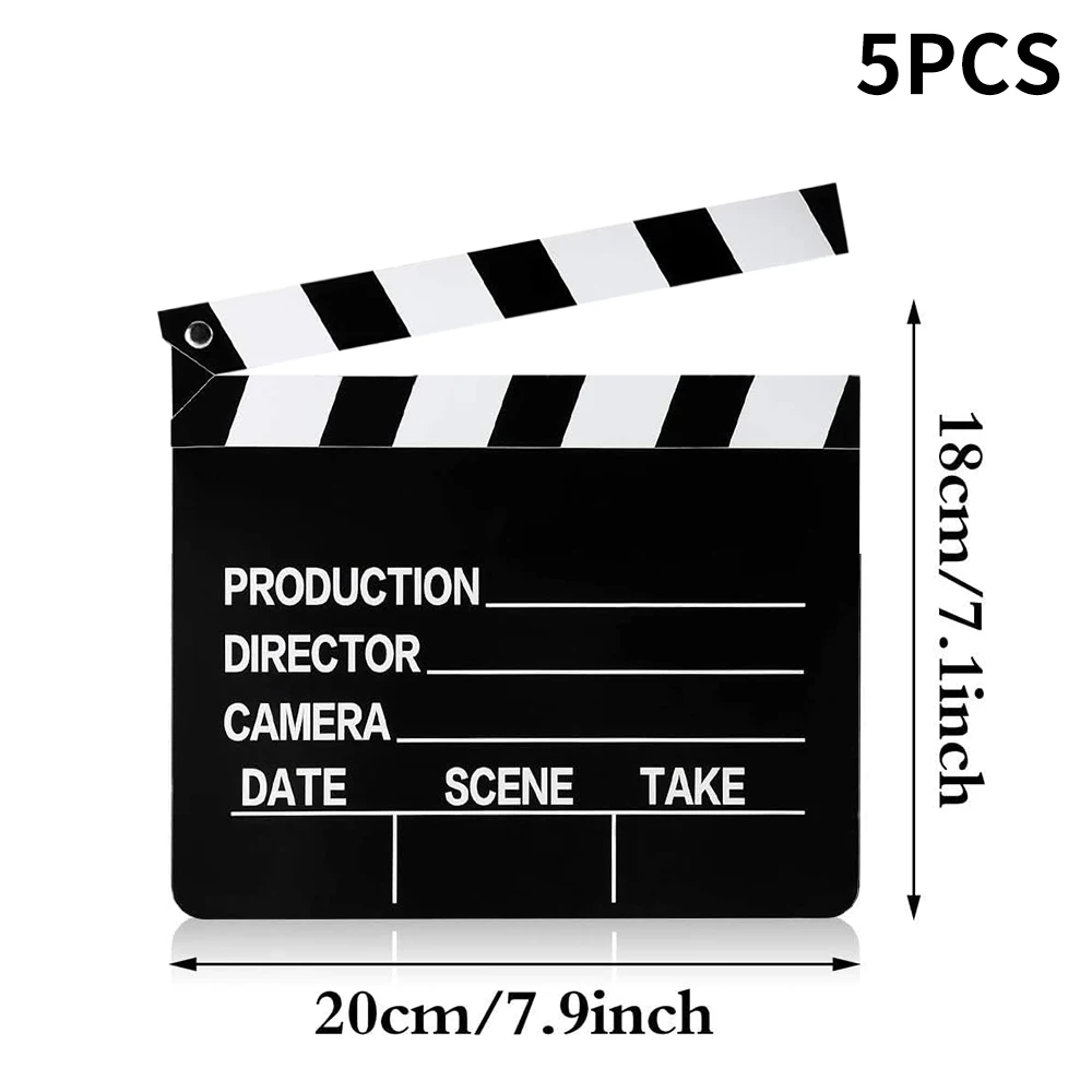 Party holiday party movie clapboard movie card clapperboard movie party props game party