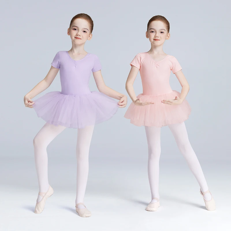 Robe Tutu de Ballet pour Fille, Tenue de brevpour les Tout-Petits, Justaucorps avec Doublure en Coton, Entrejambe Fermée