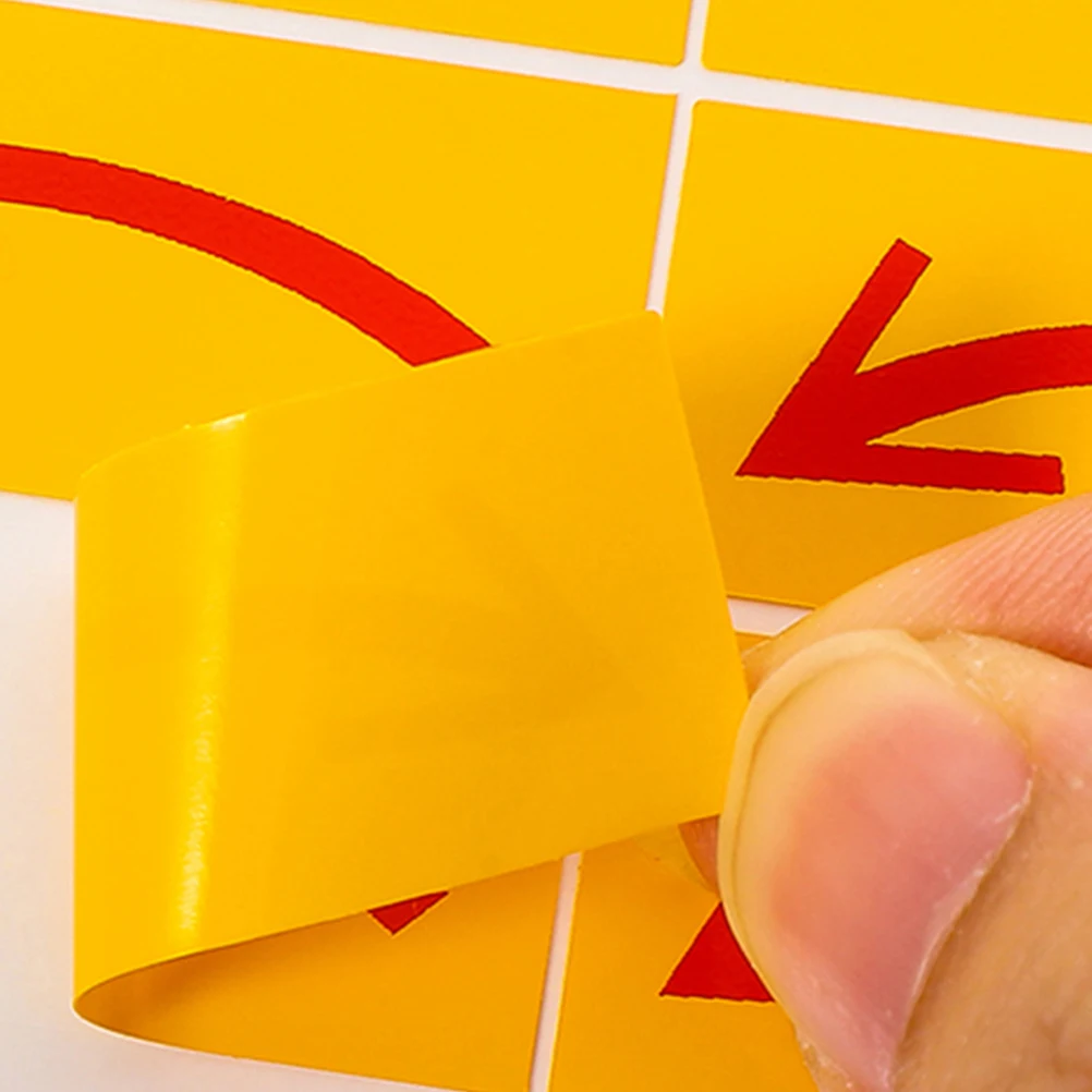 40Pcs Directional Arrow Sticker Strong Adhesive Waterproof Floor Marking Decal for Factory Warehouse Commercial Use Direction