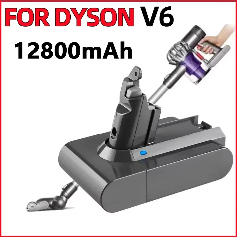 

21.6V 12800mAh Vacuum Cleaner Lithium Battery +Filter For Dyson V6 DC58 DC59 DC61 DC62 SV09 SV07 SV06 SV04 SV03 Tool Battery