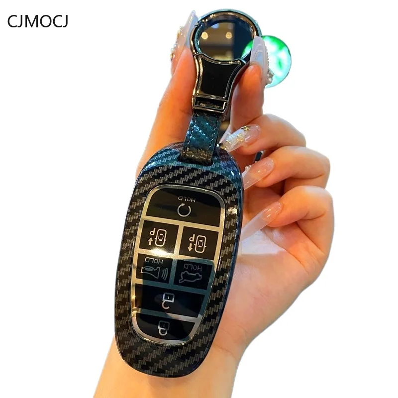 

Premium ABS Key Cover Case for Hyundai Palisade / NEXO / Tucson L / IONIQ 5 (2024) - Protective Key Fob Shell