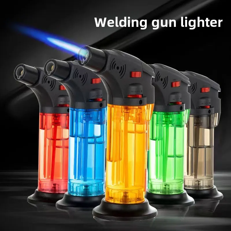 

Прямой пожарный пистолет с длинным горлышком, высокотемпературная зажигалка с высоким пламенем, специальный зажигатель для барбекю на открытом воздухе, аксессуары для курения