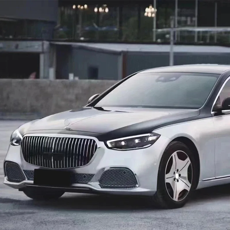 Youkisss طقم هيكل ممتص الصدمات للسيارة 2021-2023 bz S-Class W223 طقم هيكل مع شبكة وأنبوب عادم