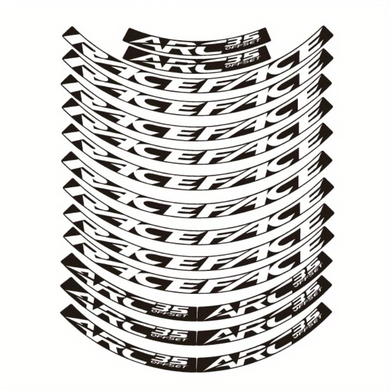 17 個/個、ライディングステッカーと装飾用、RAFA ARC35 マウンテンホイールセット用 - 自転車アクセサリー、自転車ステッカー、ロードバイク