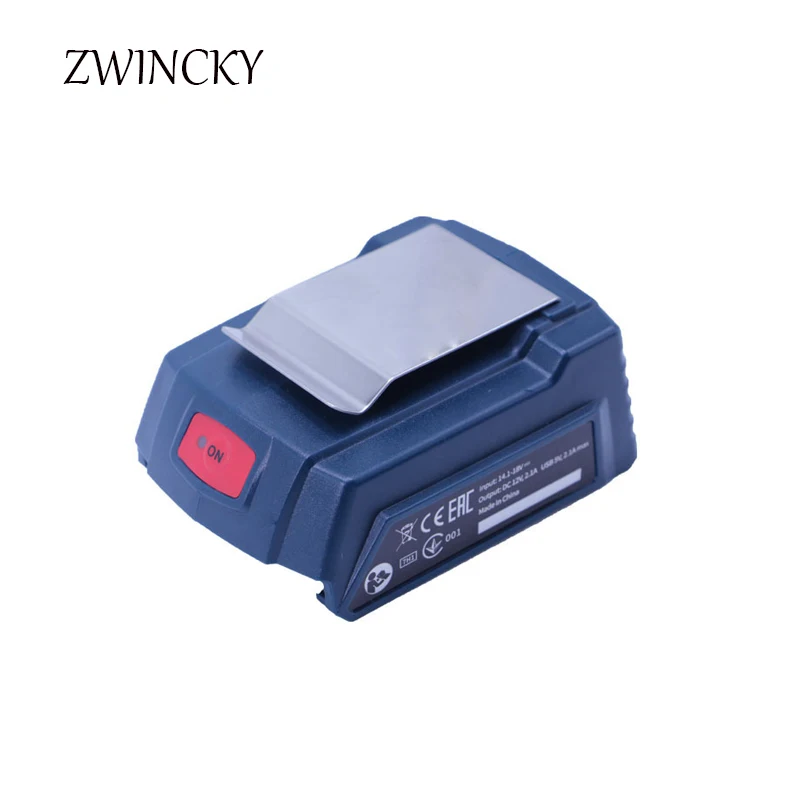Dual USB Adapter Converter GAA 18V-24 For Bosch 18V Li-ion Battery USB Charging Power Tool Parts Accessories Battery Adapters